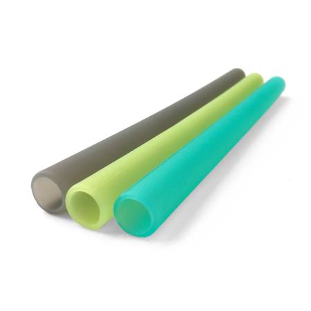 GoSili® 8.5 Wide Silicone Boba/Milkshake Straws, Eco-Friendly Reusabl