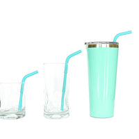 Big Bee, Little Bee Build-A-Straw Reusable Silicone Straws Starter Kit: Sea Turtle Collection