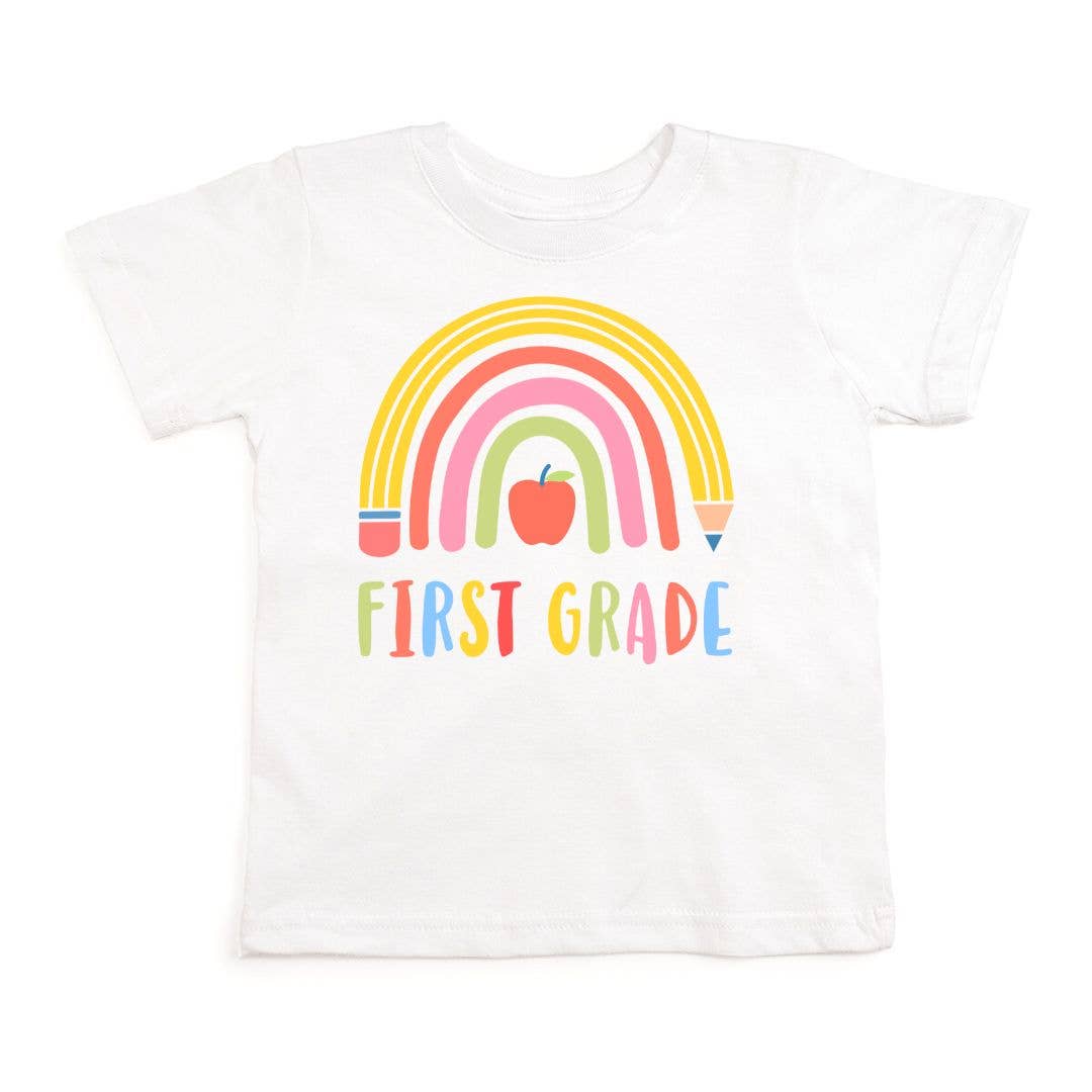 Rainbow Pencil First Grade Shirt