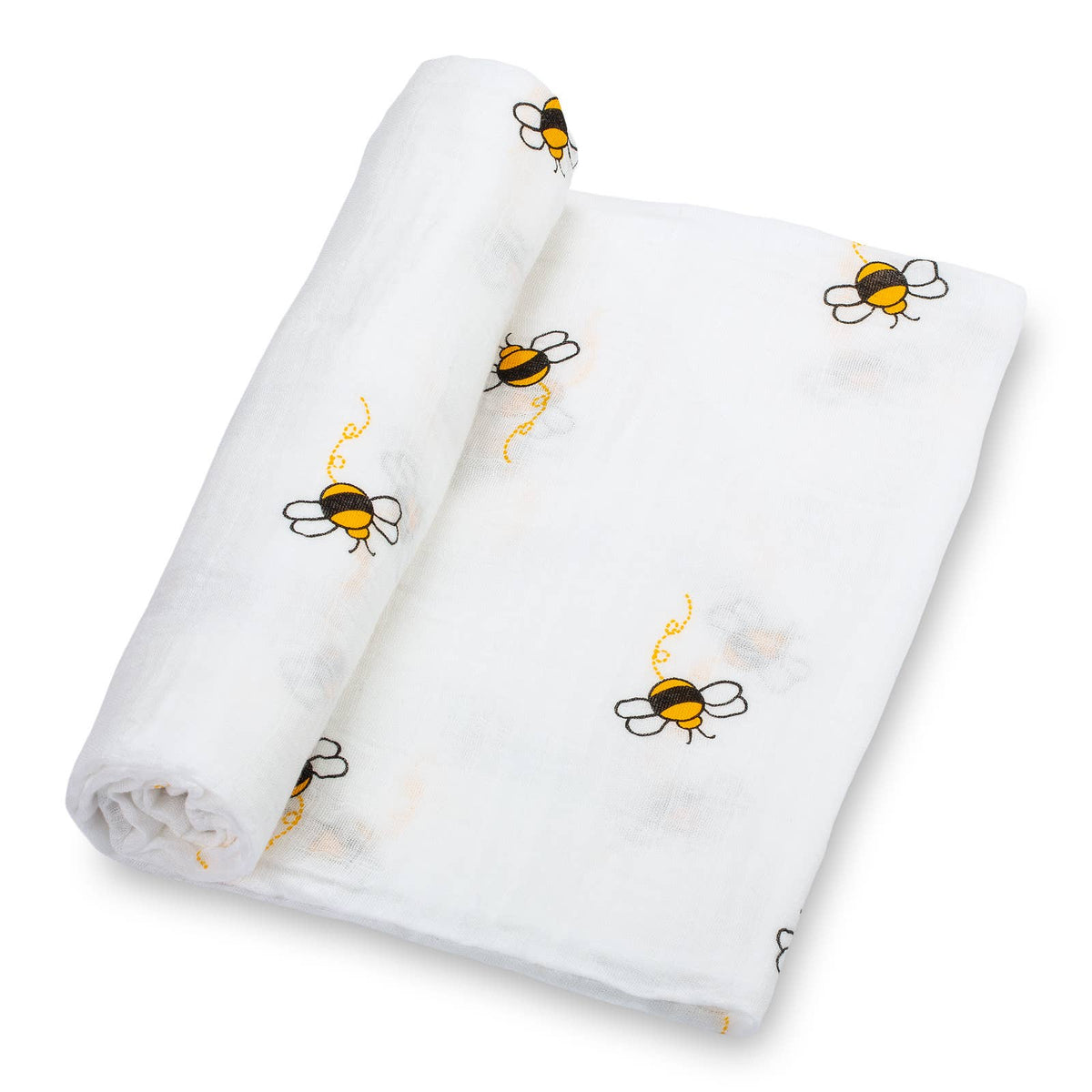 Bee-Utiful Muslin Swaddle Blanket