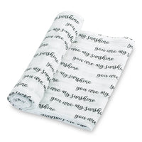 You Are My Sunshine Muslin Swaddle Blanket