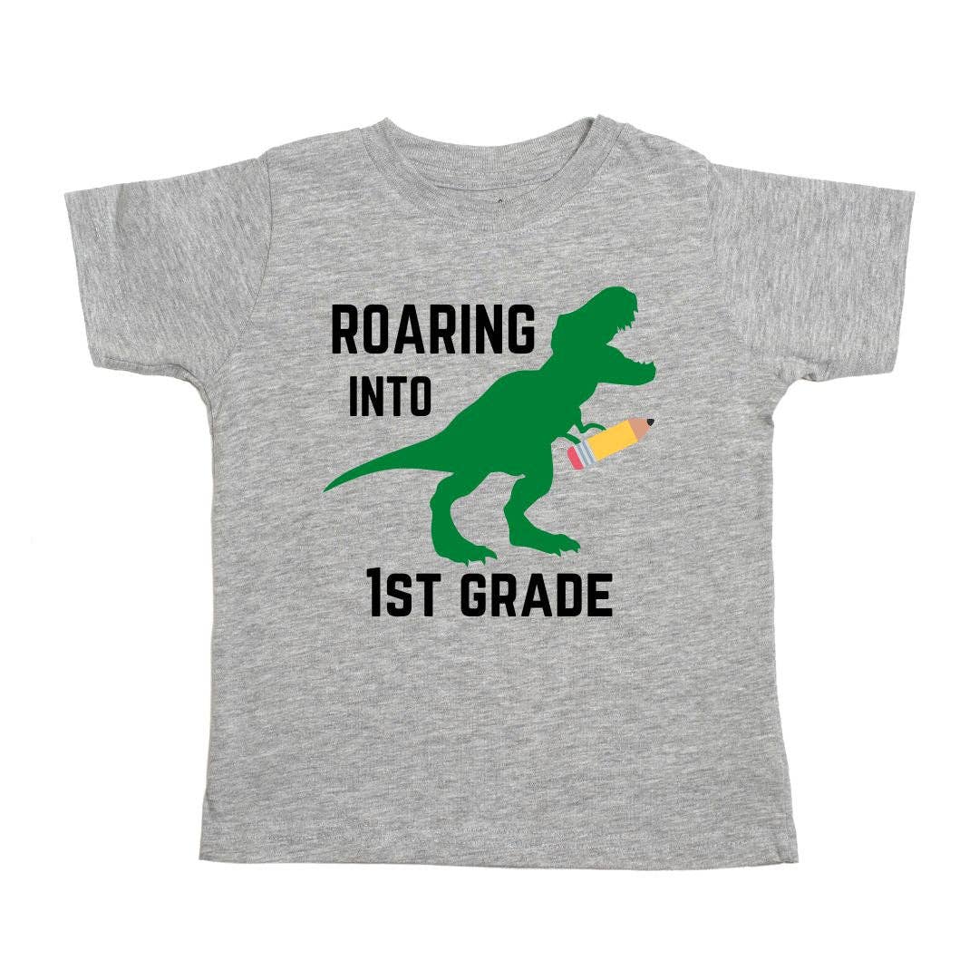 Roaring Into First Grade Shirt