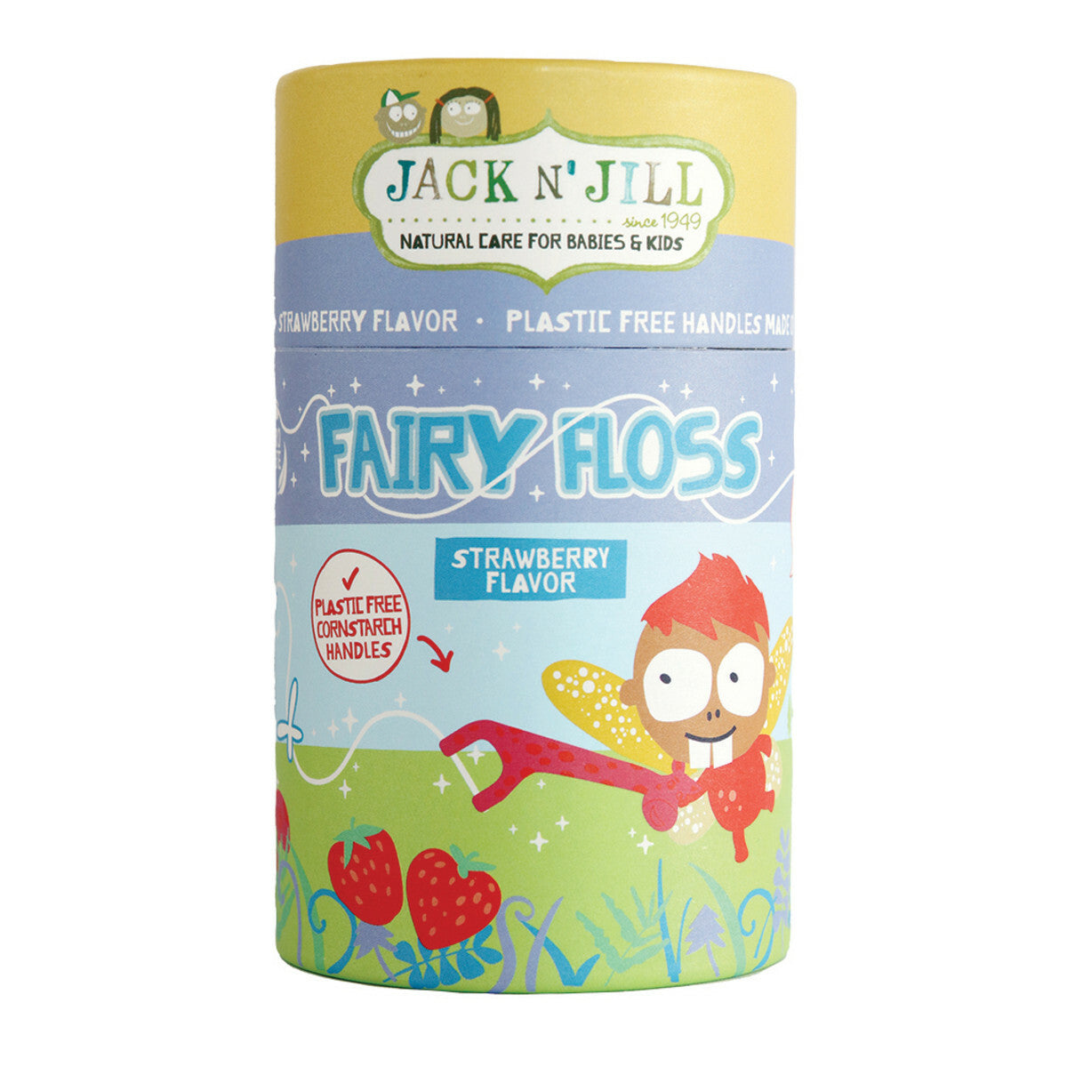 Jack N' Jill Kids Biodegradable Fairy Floss Picks - 30 Count