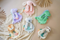 Itzy Lovey™ Plush with Silicone Teether