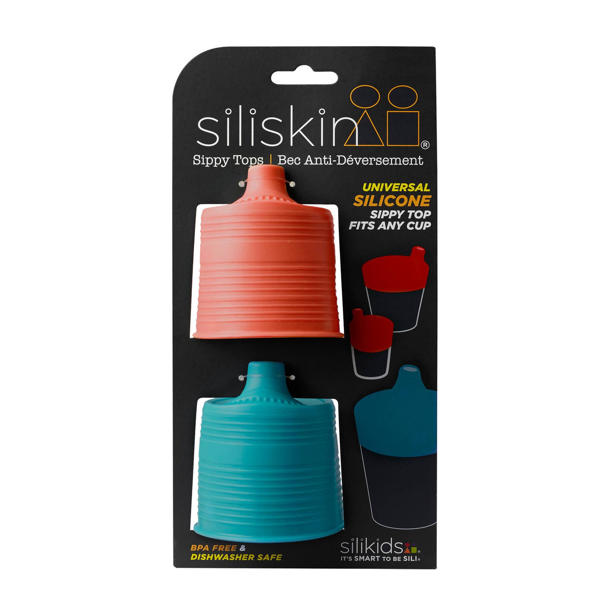 GoSili Universal Sippy Tops - 2 pack