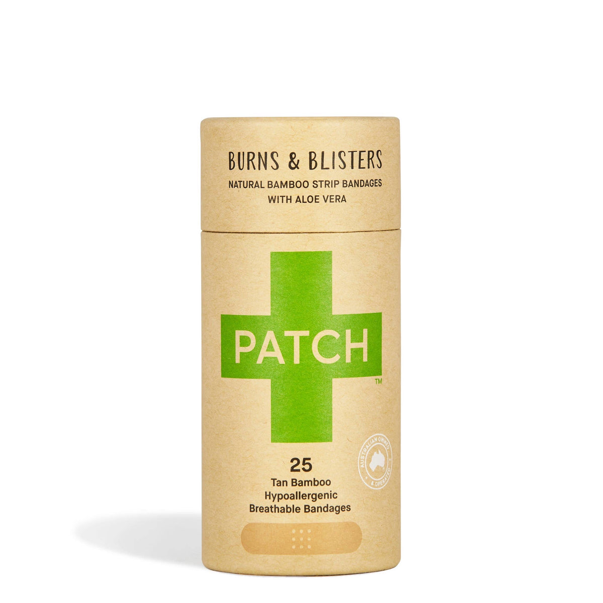 Patch Bamboo Bandages with Aloe Vera - 25 count