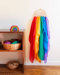 Wooden Rainbow Display for Playsilks